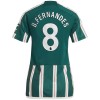 Camisola Manchester United Bruno Fernandes 8 Mulher Equipamento 2ª 23/24